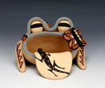 Jemez Pueblo American Indian Pottery Frog #2 - Chrislyn Fragua 