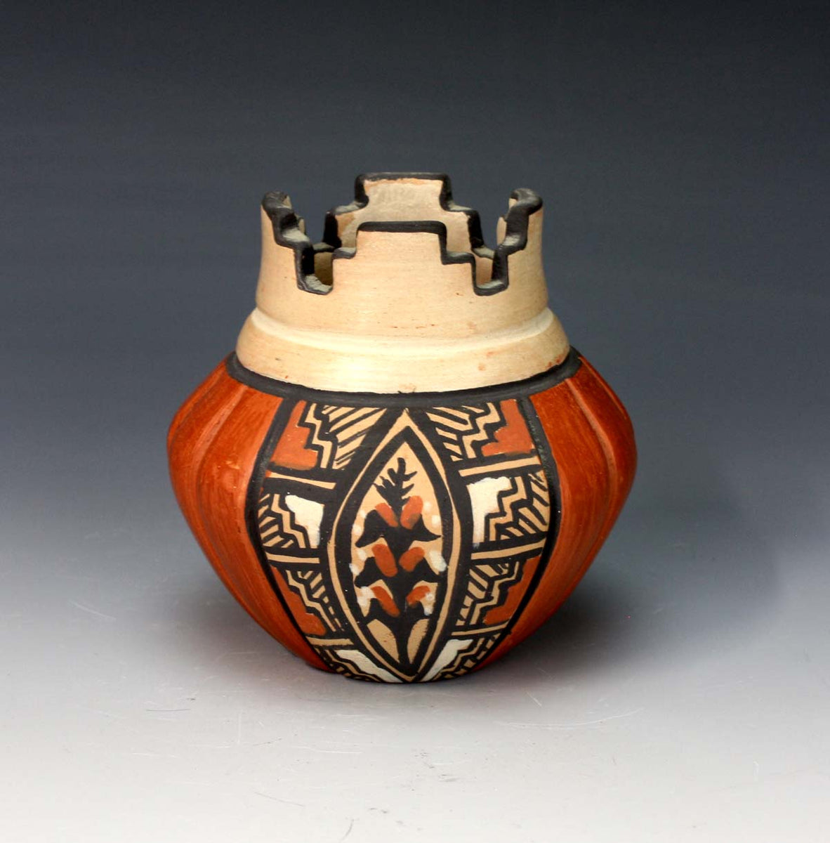 Vintage Gachupin outlet Jemel Pueblo Native American pottery vase