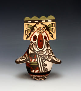 Hopi / Zuni Pueblo Native American Indian Pottery Owl #1 - D.H. Mavapu