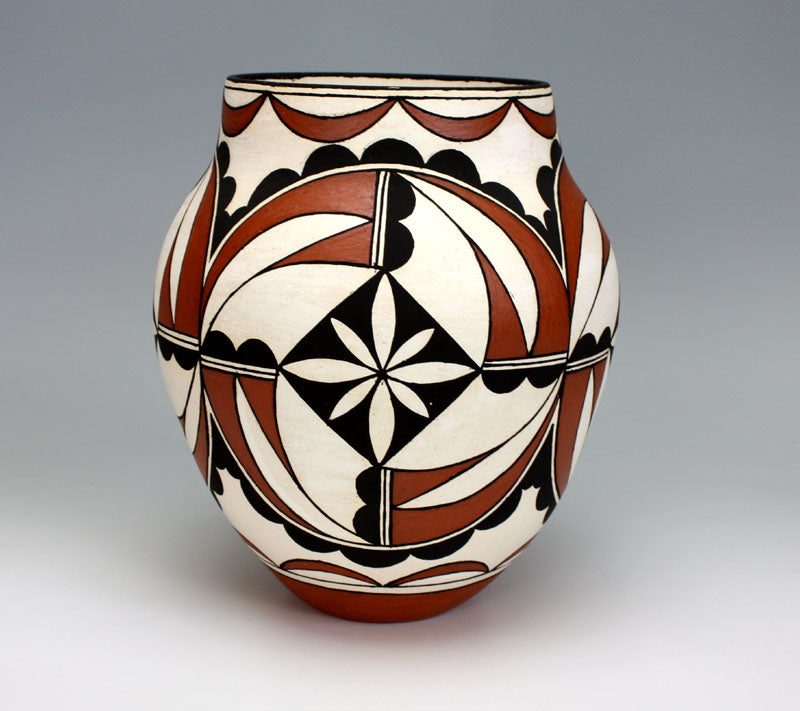 Laguna Pueblo Native American Indian Pottery Jar #1 - Wendell Kowemy