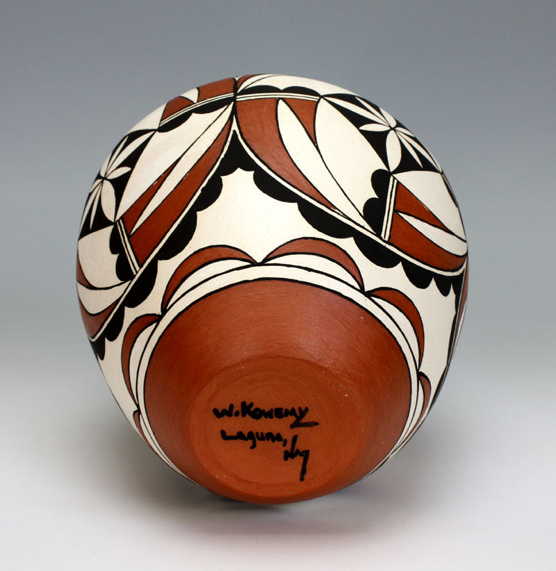 Laguna Pueblo Native American Indian Pottery Jar #1 - Wendell Kowemy