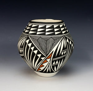 Acoma Pueblo Native American Pottery Small Jar - Katherine Victorino