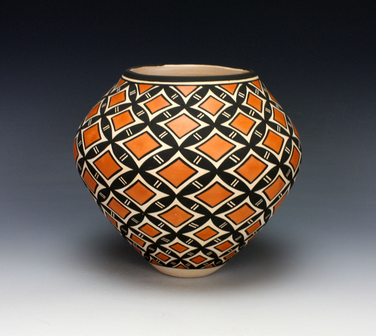 Acoma Pueblo Native American Pottery Medium Olla - Katherine Victorino