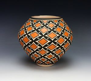 Acoma Pueblo Native American Pottery Medium Olla - Katherine Victorino