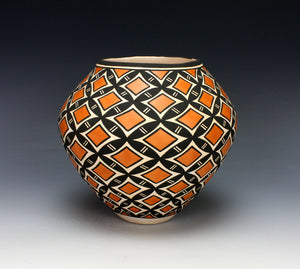 Acoma Pueblo Native American Pottery Medium Olla - Katherine Victorino