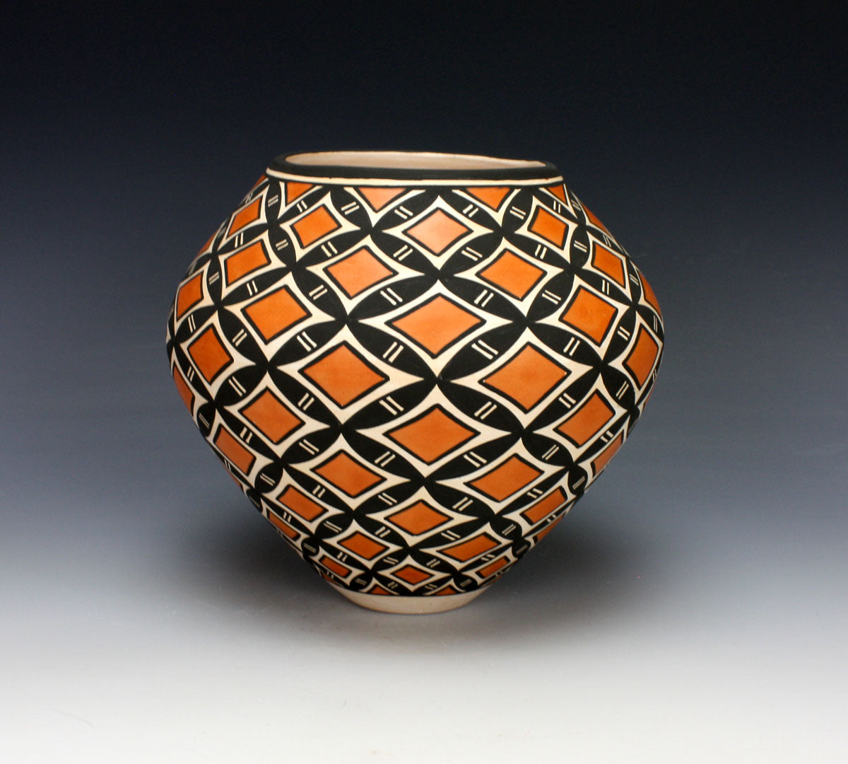 Acoma Pueblo Native American Pottery Medium Olla - Katherine Victorino