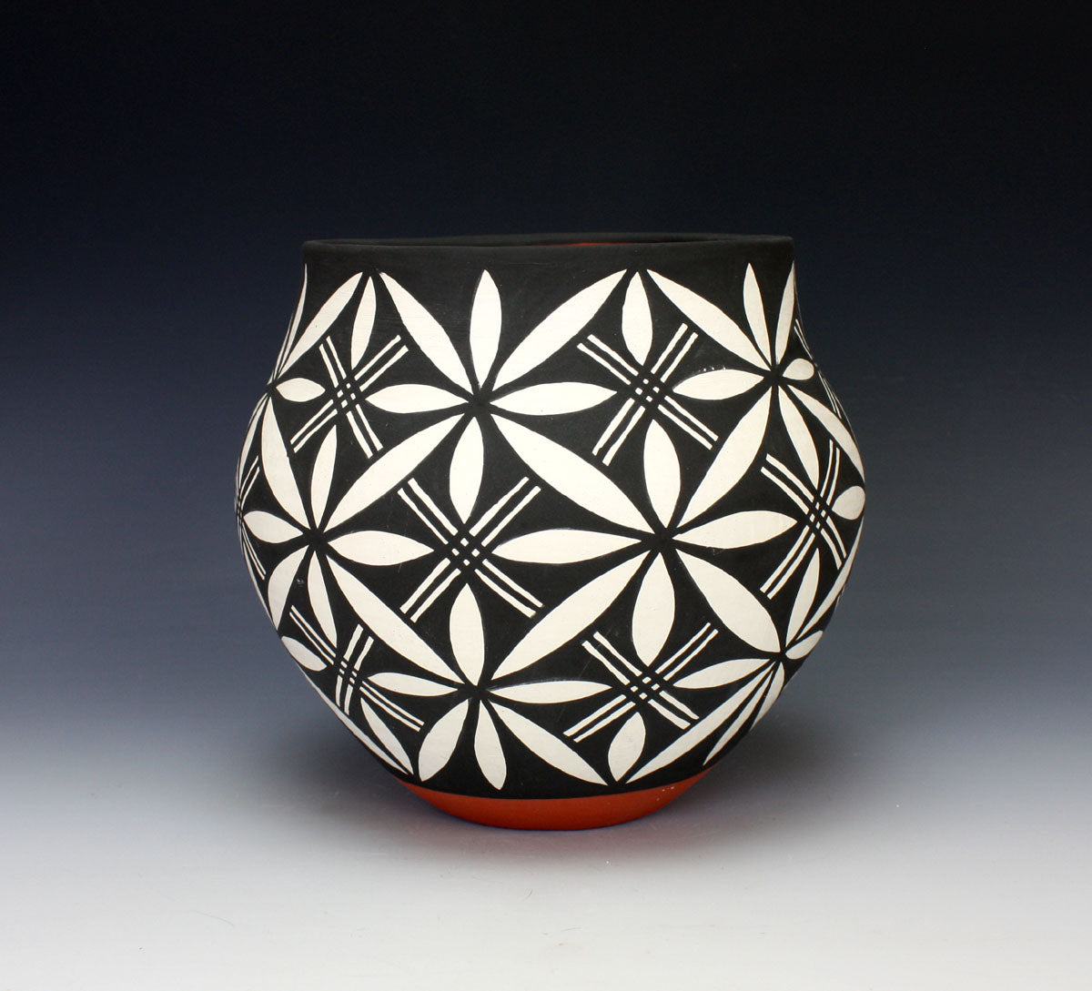 Acoma Pueblo Native American Indian Pottery Olla - Mary Antonio Garcia