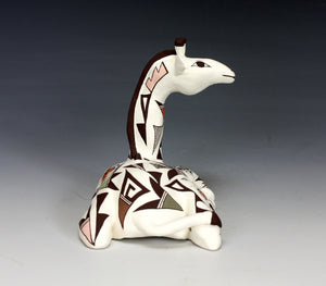 Acoma Pueblo Native American Indian Pottery Giraffe #2 - Judy Lewis