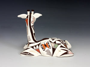 Acoma Pueblo Native American Indian Pottery Giraffe #2 - Judy Lewis