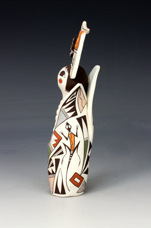 Acoma Pueblo Native American Indian Pottery Cornmaiden #3 - Judy Lewis