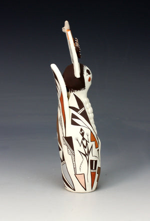 Acoma Pueblo Native American Indian Pottery Cornmaiden #3 - Judy Lewis