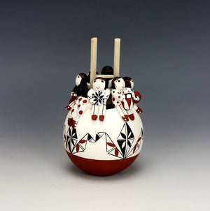 Cochiti Pueblo Native American Indian Pottery Friendship Pot - Vangie Suina