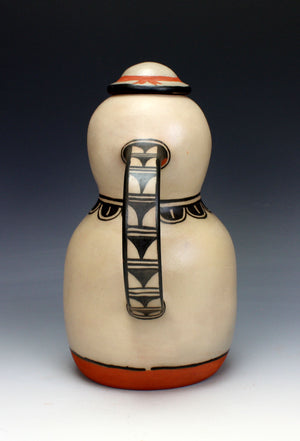 Cochiti Pueblo Native American Indian Pottery Duck Pitcher - Mary Janice Ortiz