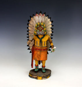 Hopi Native American Indian Chasing Star Kachina - Alexander Youvella Sr.