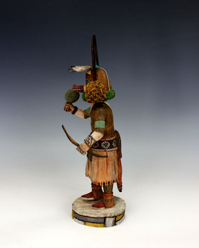 Hopi Native American Indian Badger Kachina - Alexander Youvella Sr.