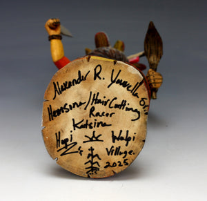Hopi Native American Indian Hair Cutting Racer Kachina - Alexander Youvella Sr.