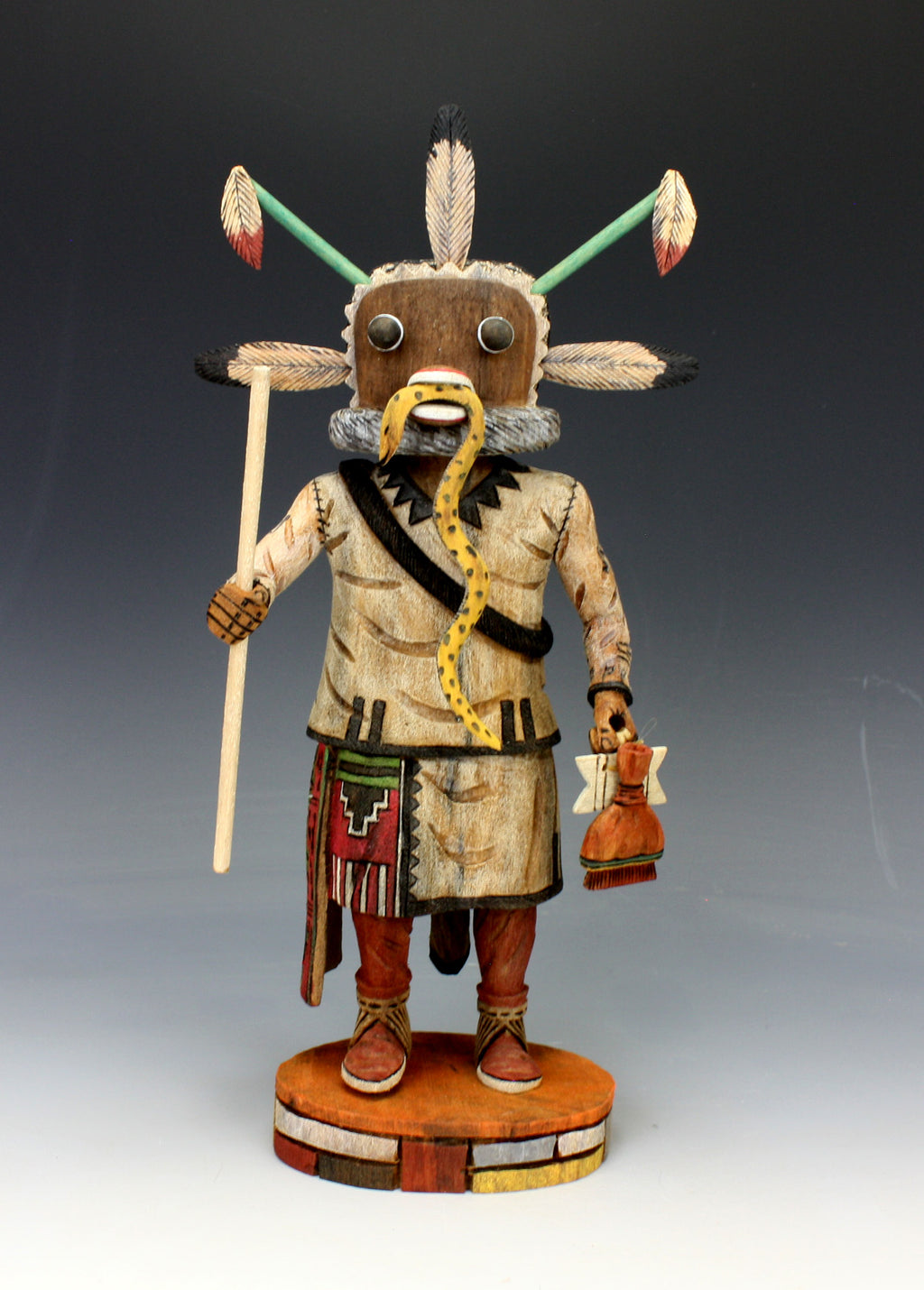 Hopi Native American Indian Saviki Kachina - Alexander Youvella Sr.