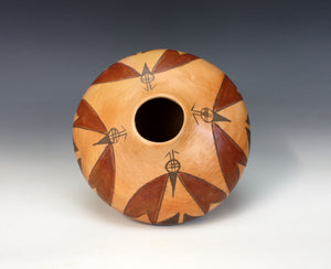 Hopi American Indian Pottery Moth Jar - Vernida Polacca Nampeyo