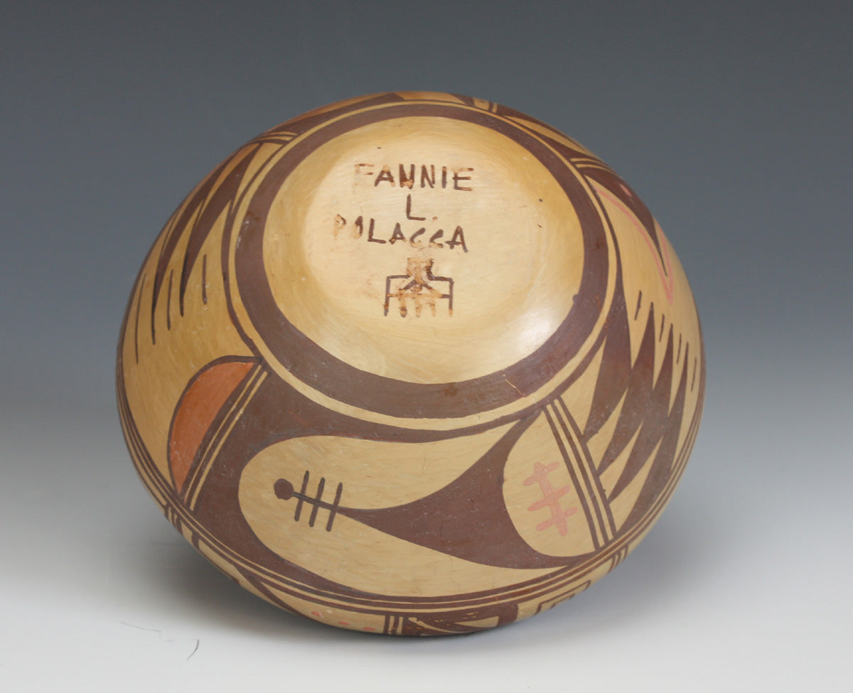 Hopi Native American Indian Pottery Jar - Fannie L. Polacca