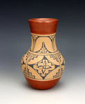 Jemez Pueblo American Indian Pottery Polychrome Vase #2 - Maxine Yepa