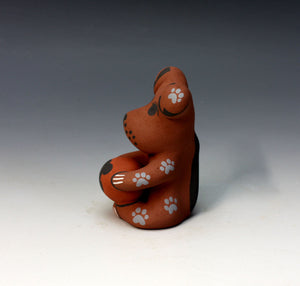 Jemez Pueblo American Indian Pottery Dog Figurine - Darrick Tsosie