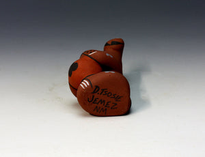 Jemez Pueblo American Indian Pottery Dog Figurine - Darrick Tsosie