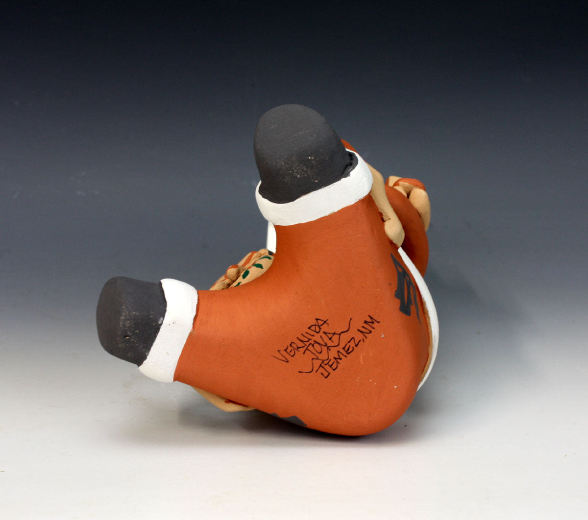 Jemez Pueblo American Indian Pottery Big Santa Storyteller - Vernida Toya