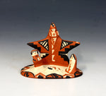 Jemez Pueblo American Indian Pottery Miniature Nativity Scene #1 - Leatrice Loretto