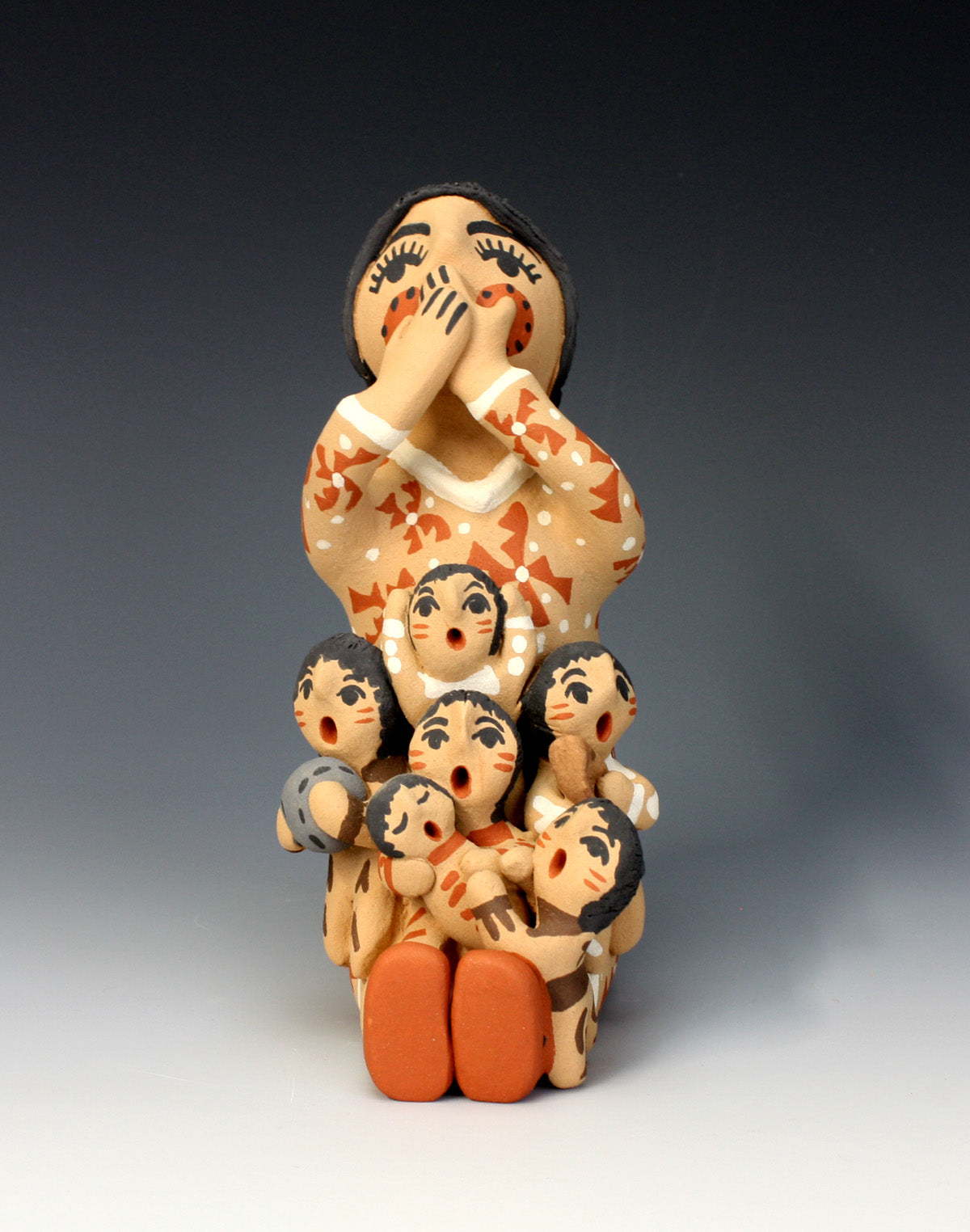 Jemez Pueblo American Indian Pottery Storyteller - Bonnie Fragua