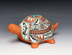Jemez Pueblo American Indian Pottery Turtle #1 - Scott Small