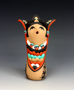 Jemez Pueblo American Indian Pottery Cornmaiden #2 - Vernida Toya
