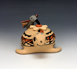 Jemez Pueblo American Indian Pottery Turtle #1 - Chrislyn Fragua