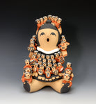 Jemez Pueblo American Indian Pottery 40 Baby Female Storyteller - Vernida Toya