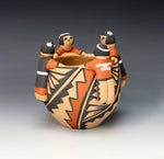 Jemez Pueblo Native American Pottery Friendship Bowl - Vernida Toya