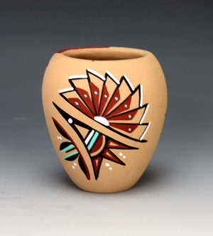 Jemez Pueblo American Indian Pottery Corn Jar - Marie Chinana