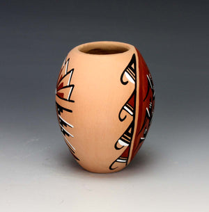 Jemez Pueblo American Indian Pottery Corn Jar - Marie Chinana