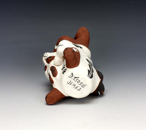 Jemez Pueblo American Indian Pottery Dog Storyteller - Darrick Tsosie