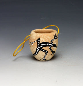 Jemez Pueblo American Indian Pottery Ornament #1 - Marie Chinana