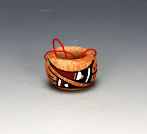 Jemez Pueblo American Indian Pottery Ornament #6 - Marie Chinana