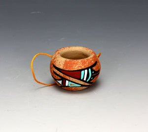 Jemez Pueblo American Indian Pottery Ornament #8 - Marie Chinana