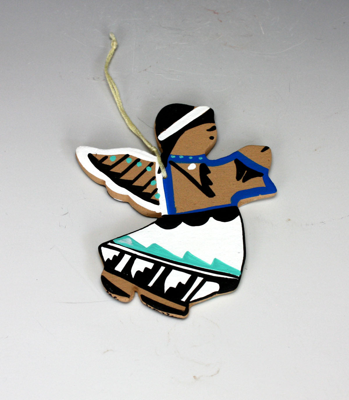 Jemez Pueblo American Indian Pottery Ornament #24 - Marie Chinana