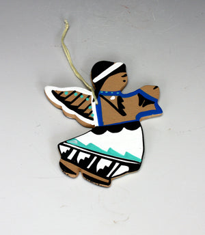 Jemez Pueblo American Indian Pottery Ornament #24 - Marie Chinana