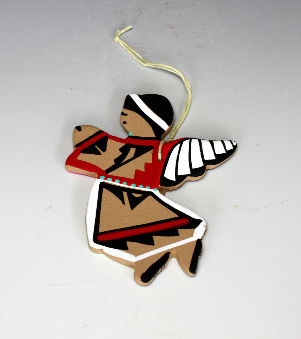 Jemez Pueblo American Indian Pottery Ornament #26 - Marie Chinana