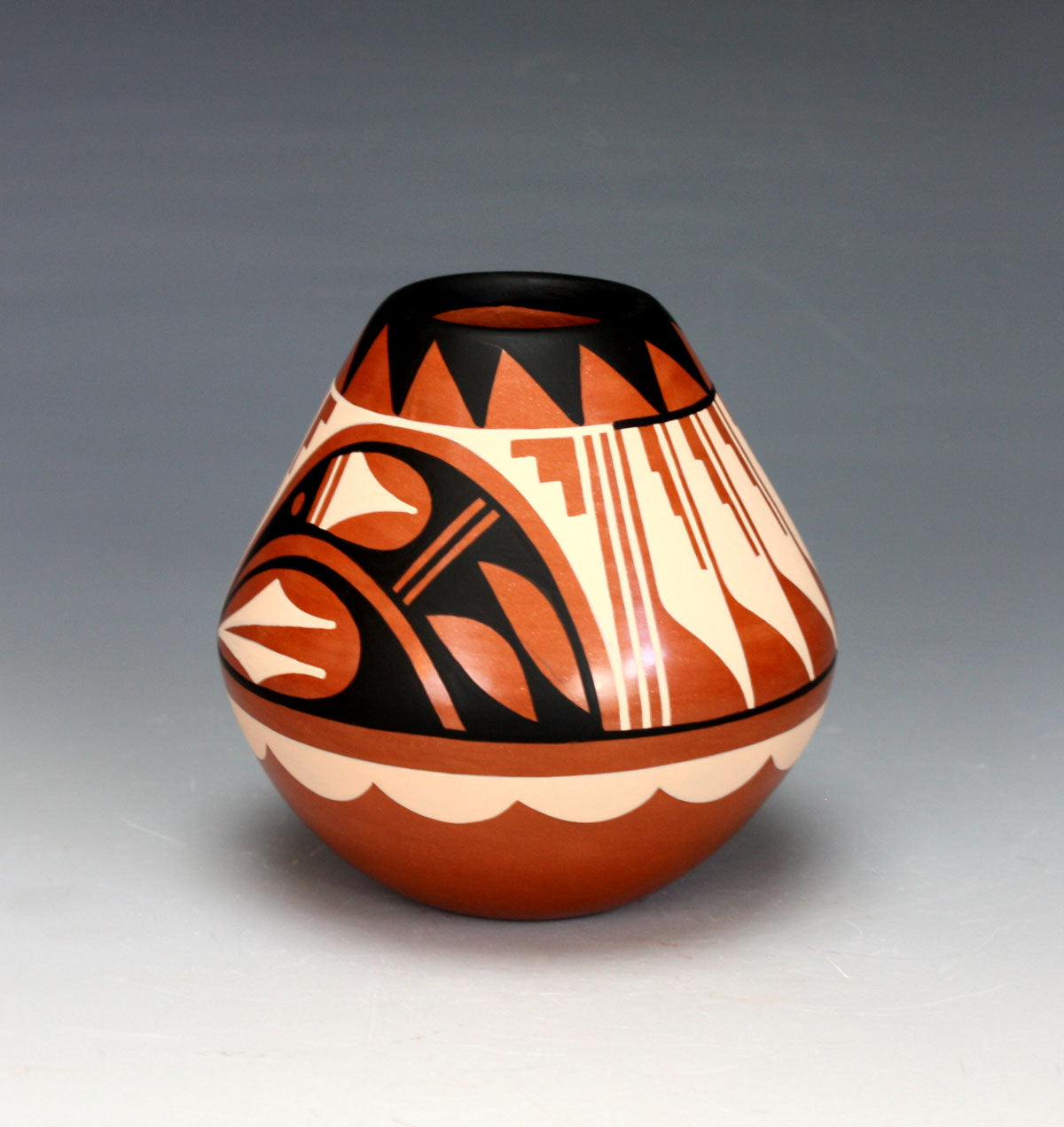 Jemez Pueblo American Indian Pottery Polychrome Jar #1 - Caroline Loretto