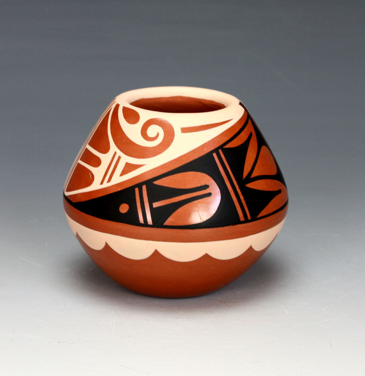 Jemez Pueblo American Indian Pottery Polychrome Jar #2 - Caroline Loretto