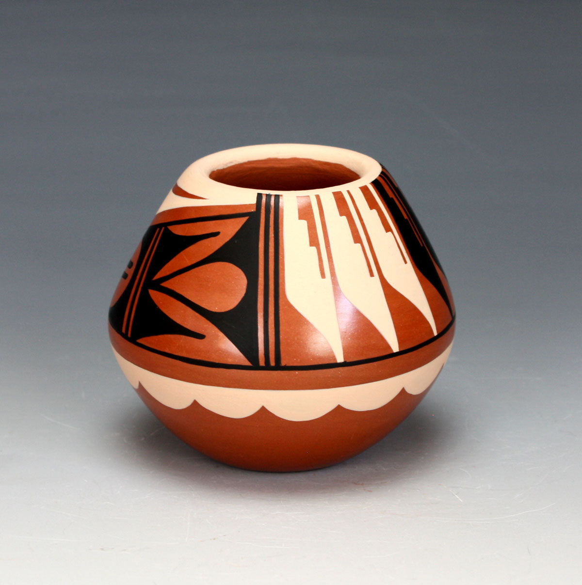 Jemez Pueblo American Indian Pottery Polychrome Jar #2 - Caroline Loretto