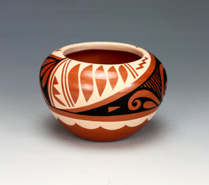 Jemez Pueblo American Indian Pottery Polychrome Jar #4 - Caroline Loretto