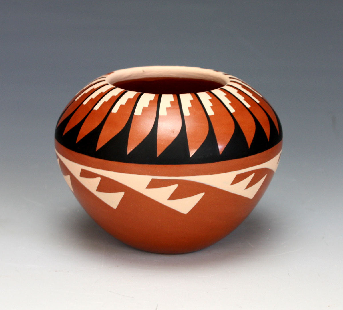 Jemez Pueblo American Indian Pottery Polychrome Jar #7 - Caroline Loretto