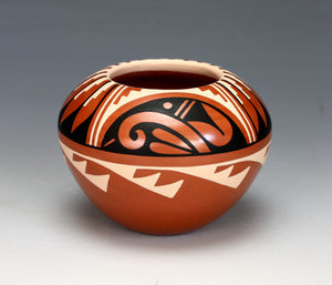 Jemez Pueblo American Indian Pottery Polychrome Jar #7 - Caroline Loretto