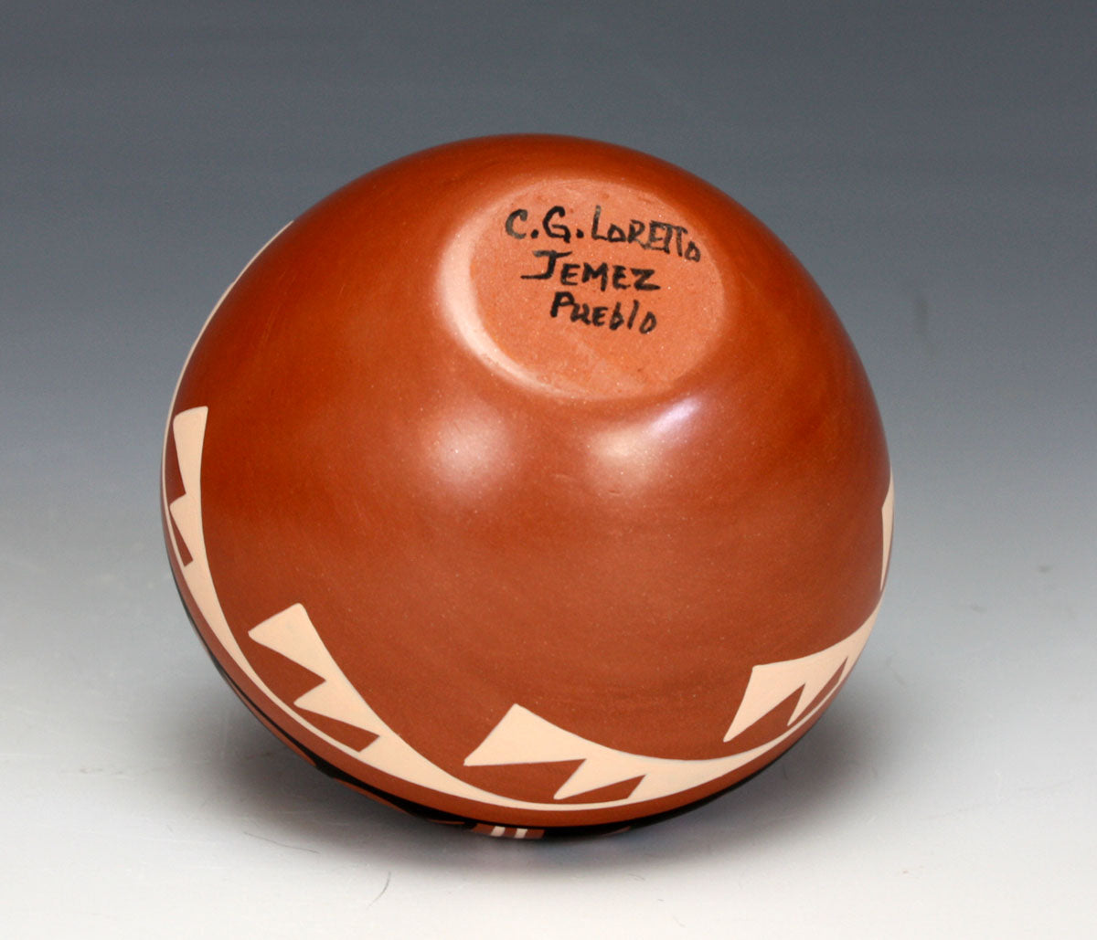 Jemez Pueblo American Indian Pottery Polychrome Jar #7 - Caroline Loretto